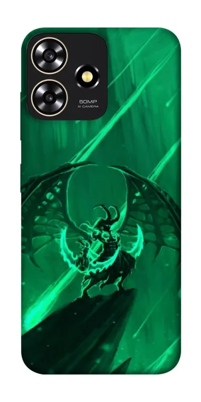 Чехол на ZTE Blade A73 4G Warcraft Illidan фото 1 из 1