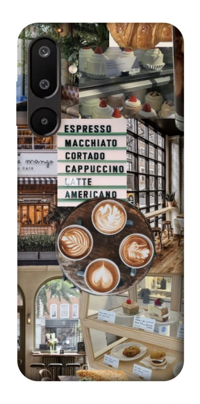 Чохол на Samsung Galaxy M16 5G Coffee collage ver.5 фото 1 з 1