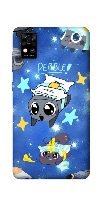 Чохол на ZTE Blade A31 Pebble kitten stars фото 1 з 1