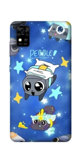 Чехол на ZTE Blade A31 Pebble kitten stars фото 1 из 1