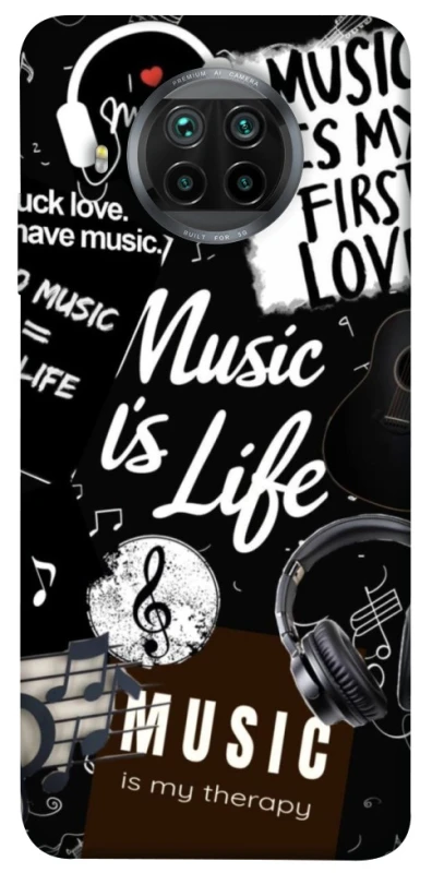 Чохол на Xiaomi Mi 10T Lite / Redmi Note 9 Pro 5G Music is Life фото 1 з 1