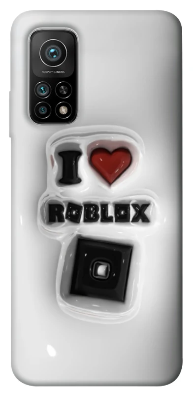 Чохол на Xiaomi Mi 10T I love Roblox фото 1 з 1