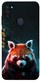 Чехол на Samsung Galaxy M11 Cyber Red Panda фото 1 из 1