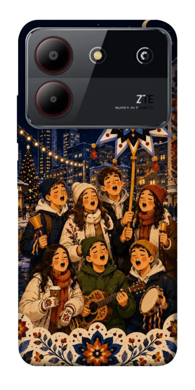 Чехол на ZTE Blade A54 4G Колядка фото 1 из 1
