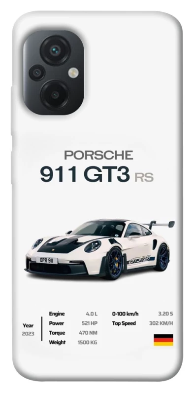 Чехол на Xiaomi Poco M5 Porsche 911 GT3 фото 1 из 1
