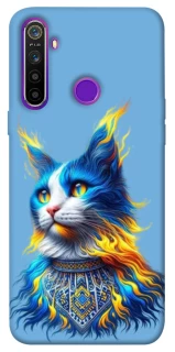 Чехол на Realme 5 Кот патриот фото 1 из 1
