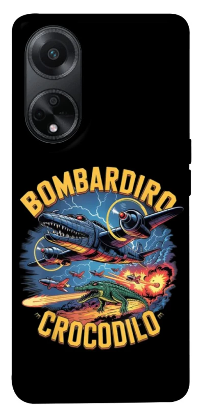 Чехол на Oppo A98 Bombardino Crocodilo v2 фото 1 из 1