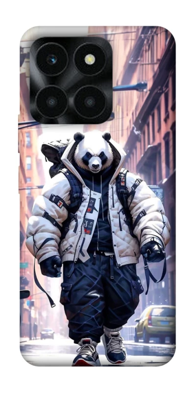 Чехол на Huawei Honor X6a Панда курьер фото 1 из 1