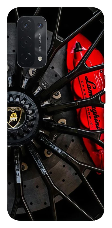 Чехол на Oppo A54 5G / A74 5G Wheel Lamborgini фото 1 из 1