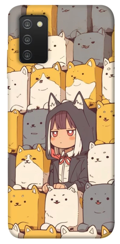 Чохол на Samsung Galaxy A03s Like a cat фото 1 з 1