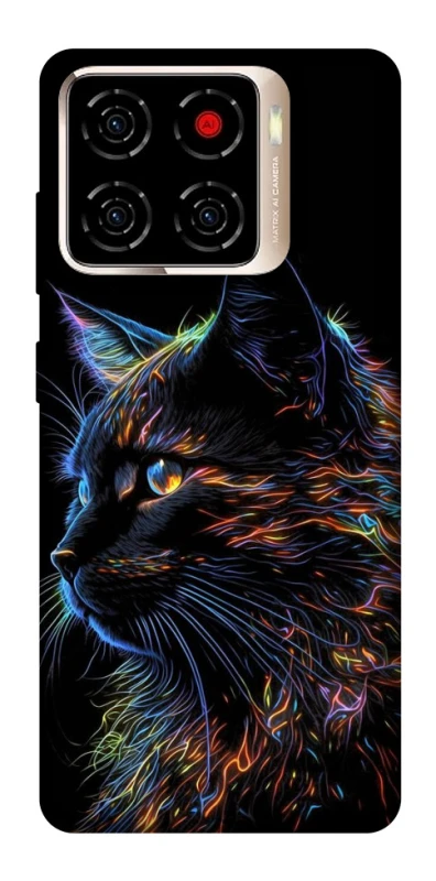 Чохол на ZTE Blade A56 Чорний кіт фото 1 з 1