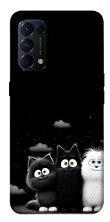 Чехол на Oppo Reno 5 4G Three Cats фото 1 из 1