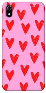 Чехол на Xiaomi Redmi 7A Red hearts 2 фото 1 из 1
