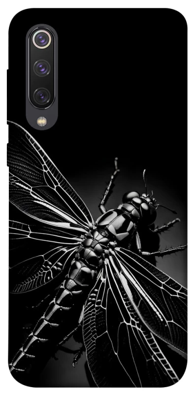 Чохол на Xiaomi Mi 9 SE Black dragonfly фото 1 з 1