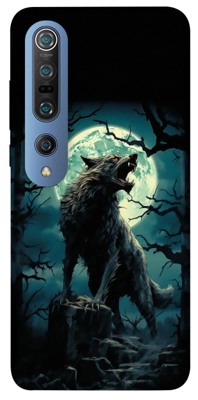 Чохол на Xiaomi Mi 10 / Mi 10 Pro Вовк під місяцем фото 1 з 1