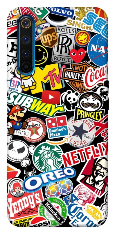 Чехол на Realme 6 Pro brands фото 1 из 1