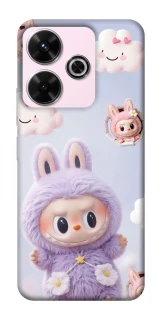 Чохол на Xiaomi Poco M6 4G Labubu & clouds фото 1 з 1