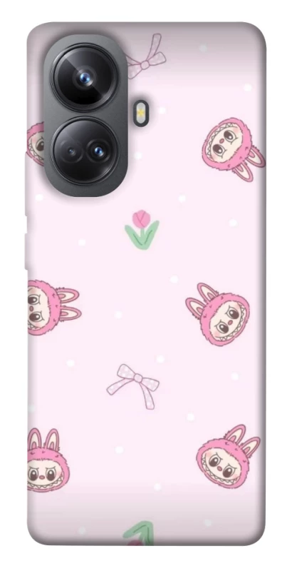 Чохол на Realme 10 Pro+ Labubu Flower фото 1 з 1