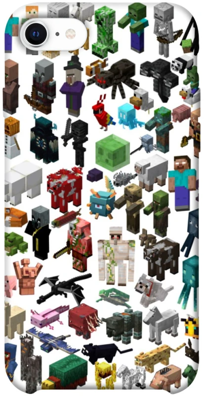 Чохол на Apple iPhone SE (2020) Minecraft v4 фото 1 з 1