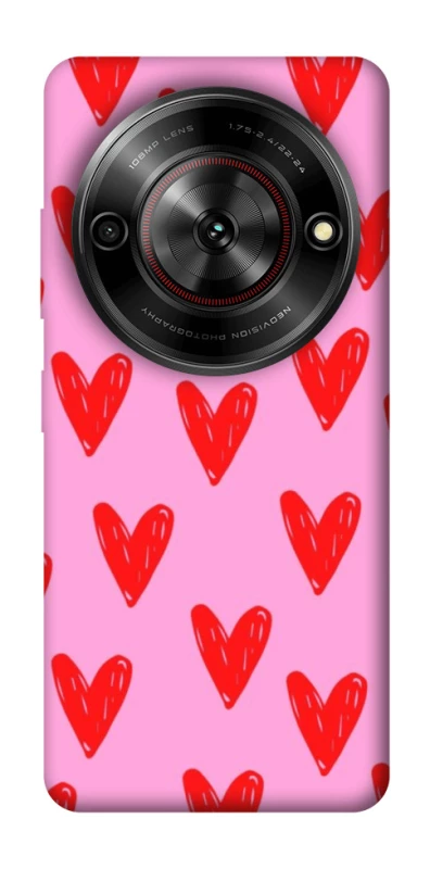 Чехол на ZTE Nubia Focus Red hearts 2 фото 1 из 1