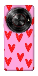 Чехол на ZTE Nubia Focus Red hearts 2 фото 1 из 1