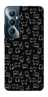 Чохол на Realme C65 4G Black Cats фото 1 з 1