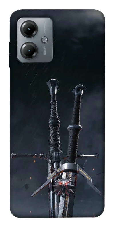 Чохол на Motorola Moto G14 Мечі Ведьмака фото 1 з 1