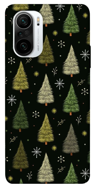 Чехол на Xiaomi Redmi K40 / K40 Pro / K40 Pro+ / Poco F3 Новогодний v42 фото 1 из 1