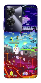 Чехол на Realme Note 60 Minecraft world фото 1 из 1
