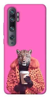 Чехол на Xiaomi Mi Note 10 / Note 10 Pro / Mi CC9 Pro Леопард с кофе фото 1 из 1