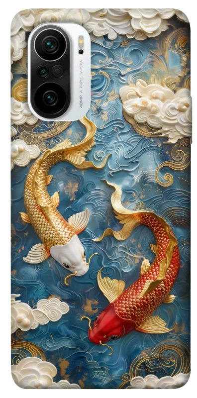 Чехол на Xiaomi Redmi K40 / K40 Pro / K40 Pro+ / Poco F3 Koi carp фото 1 из 1