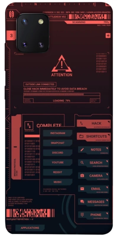 Чохол на Samsung Galaxy Note 10 Lite (A81) Attention фото 1 з 1