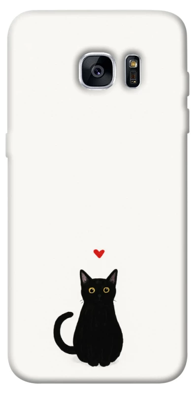 Чохол на Samsung G935F Galaxy S7 Edge cat in love фото 1 Чохол на Samsung G935F Galaxy S7 Edge cat in love фото 1 з 1