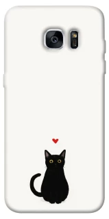 Чохол на Samsung G935F Galaxy S7 Edge cat in love фото 1 Чохол на Samsung G935F Galaxy S7 Edge cat in love фото 1 з 1