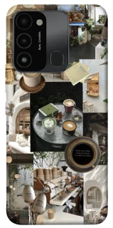 Чехол на TECNO Spark 8C Coffee collage ver.4 фото 1 из 1