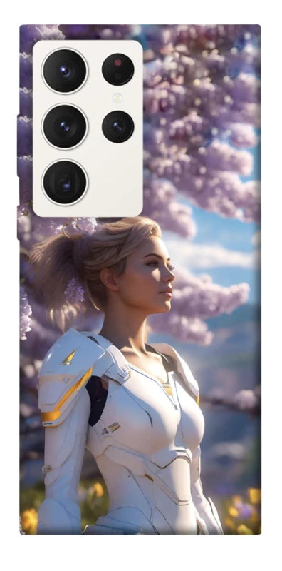 Чохол на Samsung Galaxy S23 Ultra Cyber space girl ver.1 фото 1 з 1