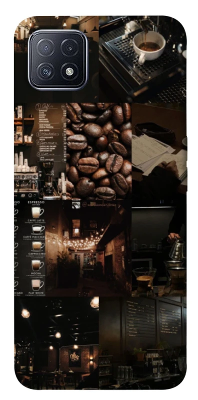 Чохол на Oppo A73 Coffee collage ver.1 фото 1 з 1