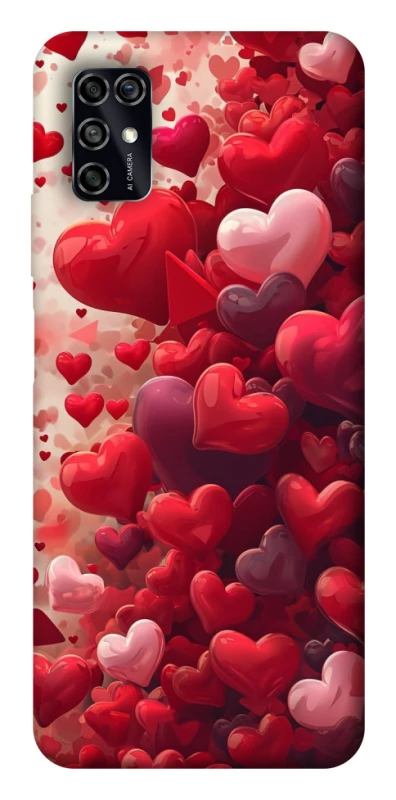 Чохол на ZTE Blade V2020 Smart Many hearts фото 1 з 1