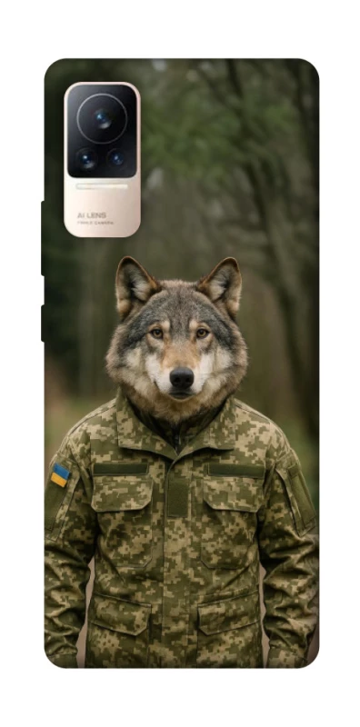 Чехол на Xiaomi Civi 6 Волк защитник фото 1 из 1