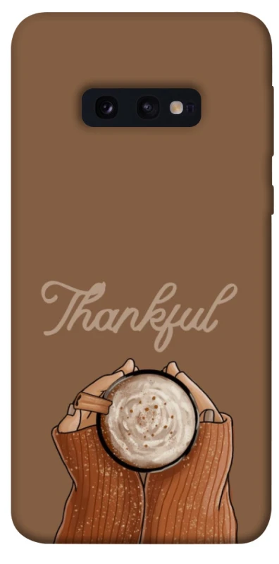 Чохол на Samsung Galaxy S10e Thankful coffee фото 1 з 1