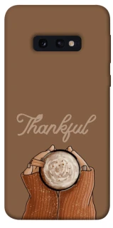 Чохол на Samsung Galaxy S10e Thankful coffee фото 1 з 1