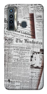 Чехол на TECNO Camon 17 Газеты фото 1 из 1