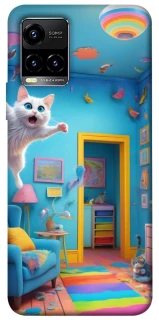 Чохол на Vivo Y21 / Y33s crazy cat фото 1 з 1