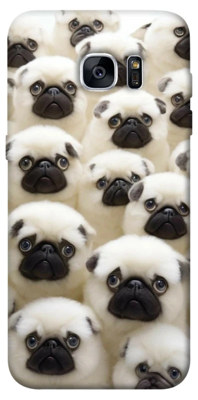 Чохол на Samsung G935F Galaxy S7 Edge Doggy Pug Love фото 1 з 1