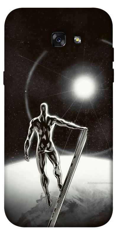 Чохол на Samsung A720 Galaxy A7 (2017) Срібний серфер фото 1 з 1