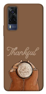 Чохол на Vivo Y53s Thankful coffee фото 1 з 1