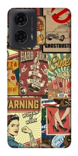 Чохол на Motorola Moto G04 Retro collage ver.2 фото 1 з 1