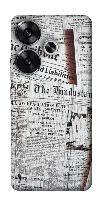 Чохол на Xiaomi Poco F6 Газети фото 1 з 1