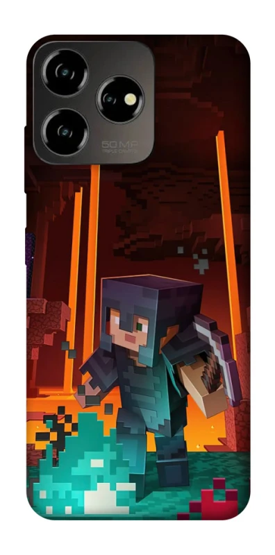 Чохол на ZTE Blade V50 Design 4G Minecraft game adventure фото 1 з 1
