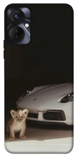 Чехол на TECNO Spark 9 Pro (KH7n) Porsche white фото 1 из 1